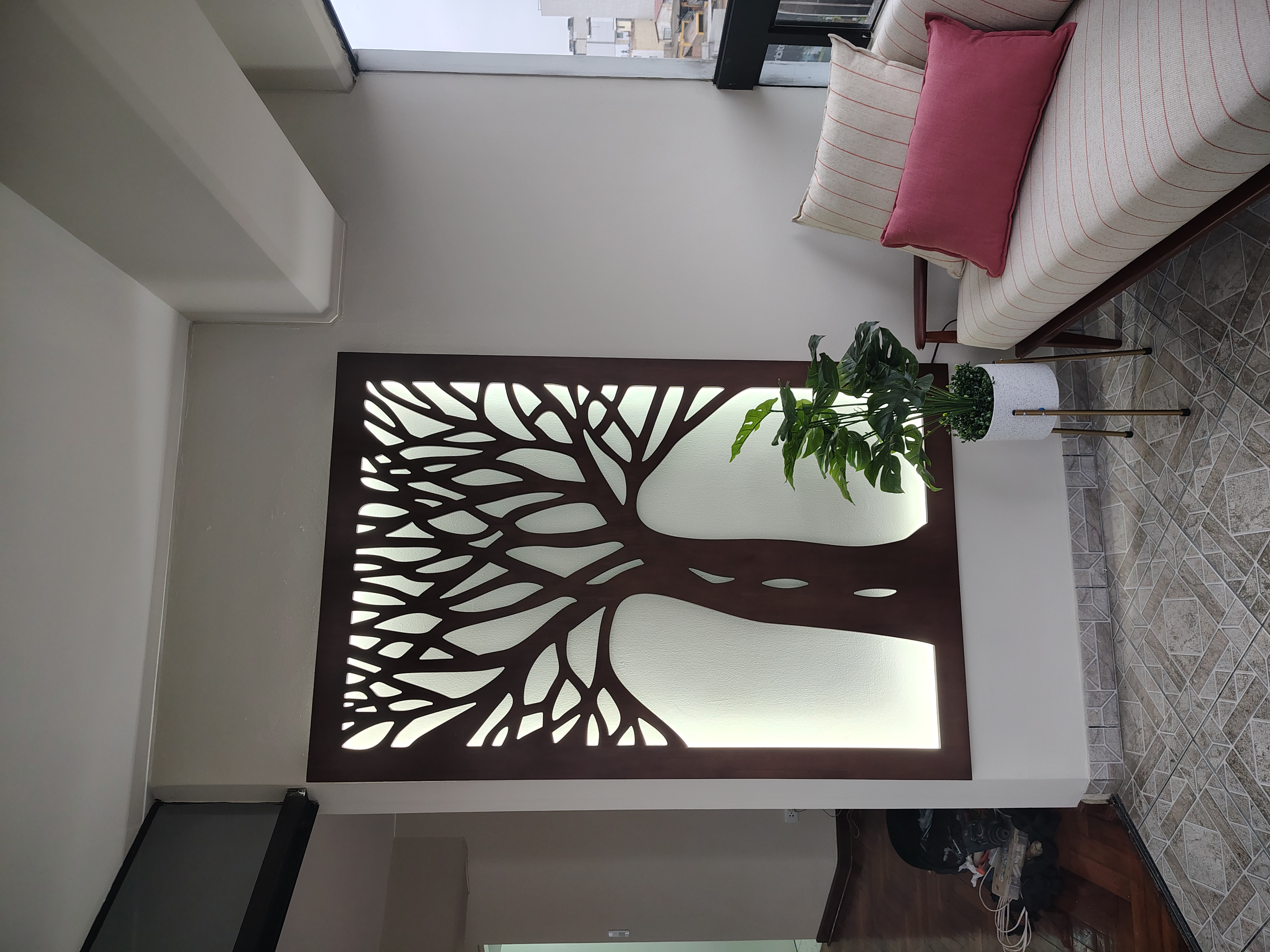 Panel decorativo retroiluminado