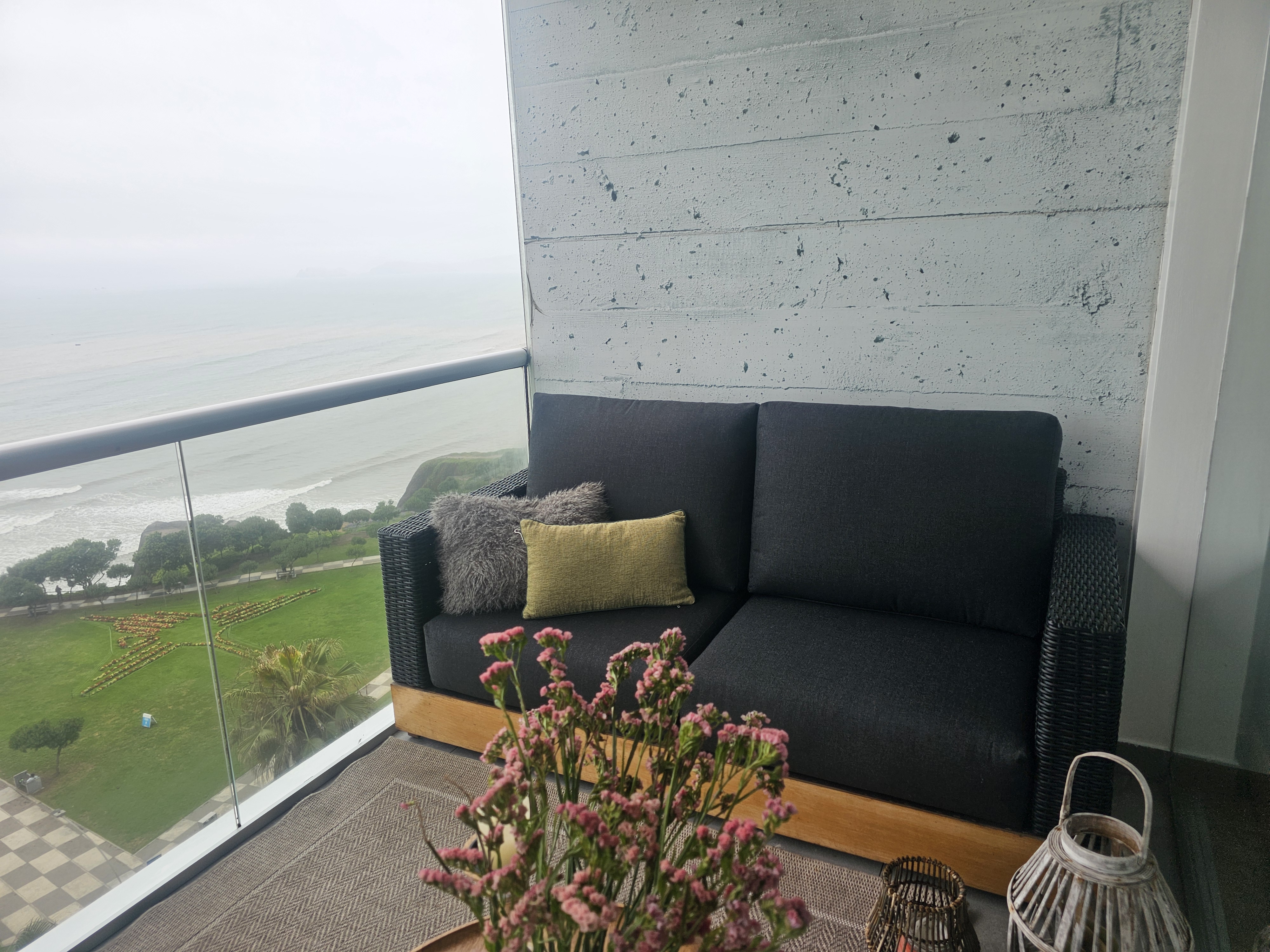 Sillones tejidos para balcón