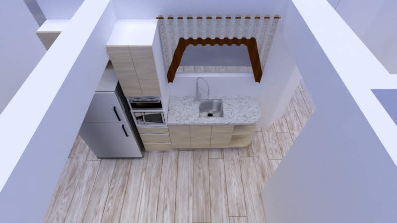 Anteproyecto 3D de cocina