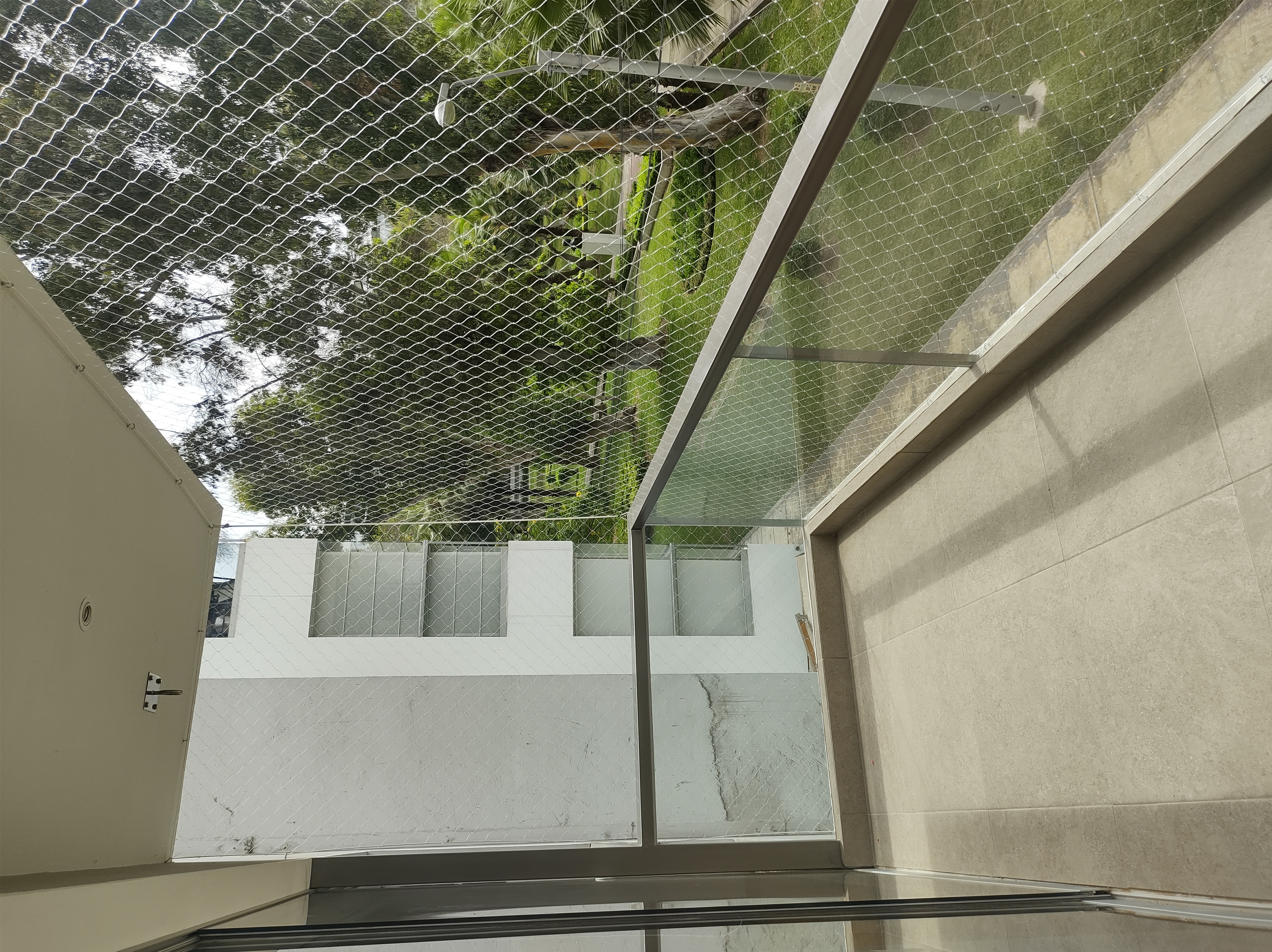 Malla de seguridad para balcón